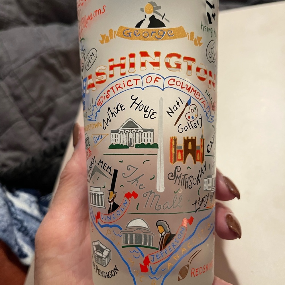 Washington D.C. Themed Tumbler Cat Studio